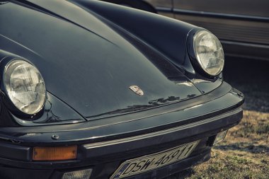 Sleza, Polonya, 15 Ağustos 2015: Polonya 15 Ağustos 2015 Motorclassic şovdaki Porshe şarkı üzerinde kapat