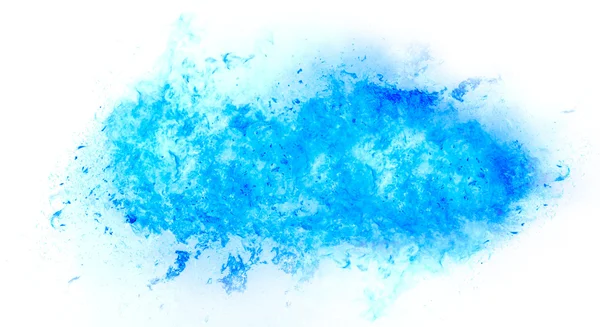 Ice structure explosion on white background — Stock Photo, Image