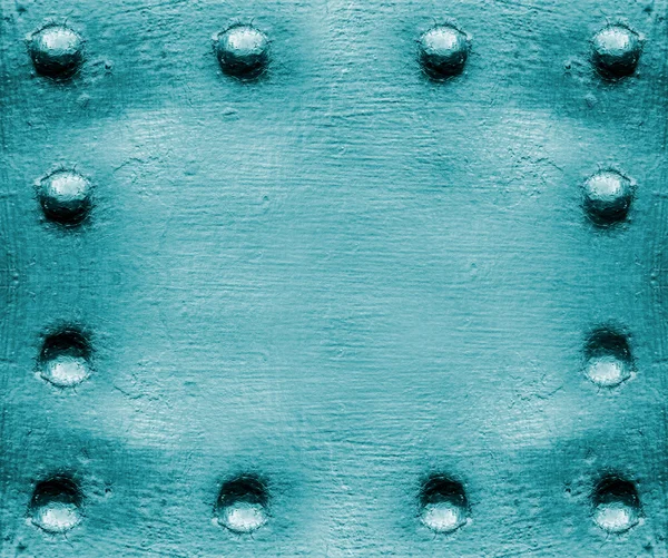 Текстура или фон металлической плиты синего гранжа — стоковое фото