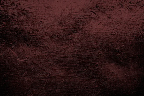 Vecchia texture in metallo graffiato rosso scuro con bordi ombreggiati — Foto Stock