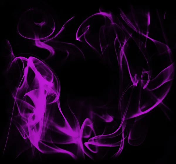 Рамка фиолетовой энергии на темном фоне — стоковое фото