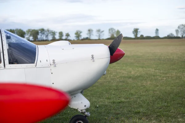 Light plane on airport — Stock Photo, Image