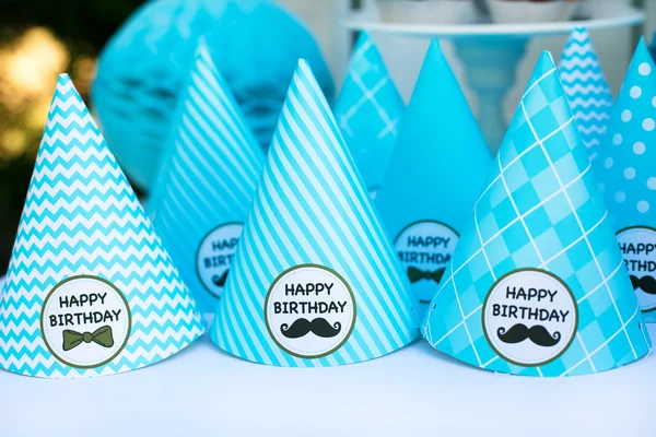 Cute hats for the birthday party — Stock Photo, Image