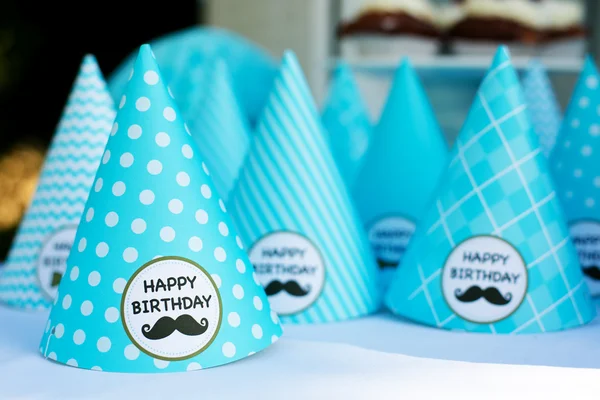 Cute hats for the birthday party — Stock Photo, Image