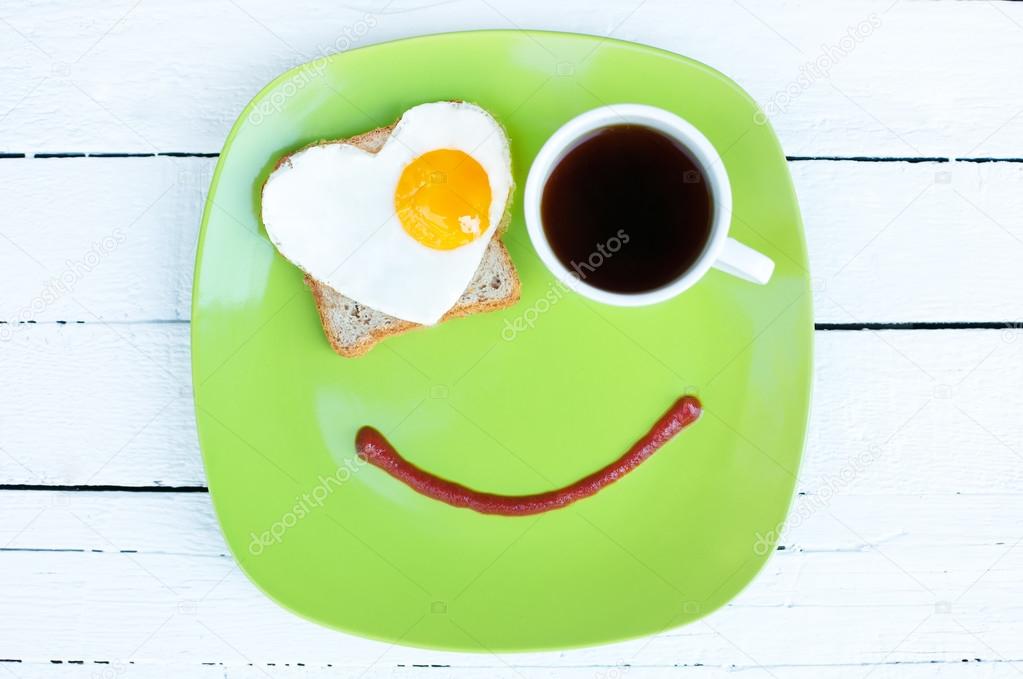 Start morning with cute breakfast