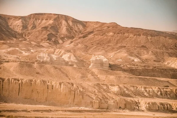 Collines Sablonneuses Dans Désert Israël Red Canyon Près Ville Eila — Photo