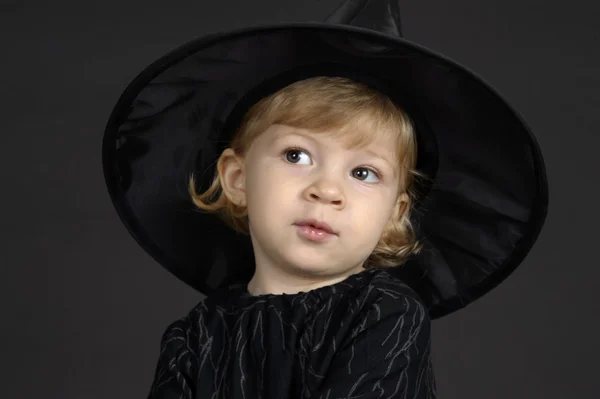 Little halloween witch — Stock Photo, Image