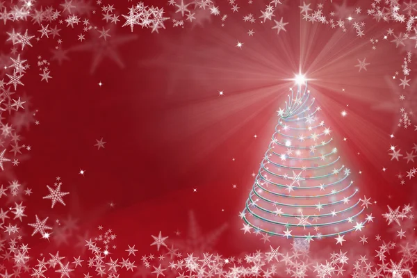 Magische kerstboom achtergrond afbeelding — Stockfoto