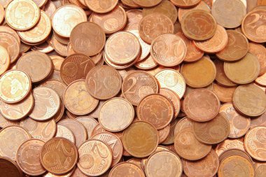 2 euro cent yığını