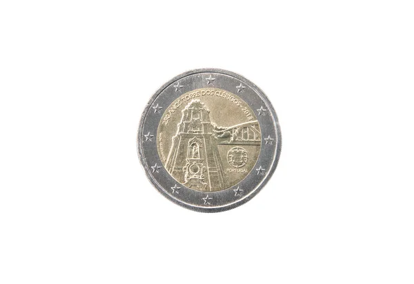 Commemorative coin of Portugal — Stock Photo, Image