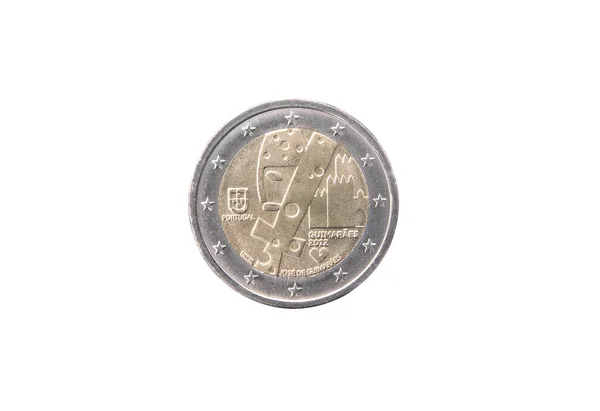 Commemorative coin of Portugal — Stock Photo, Image