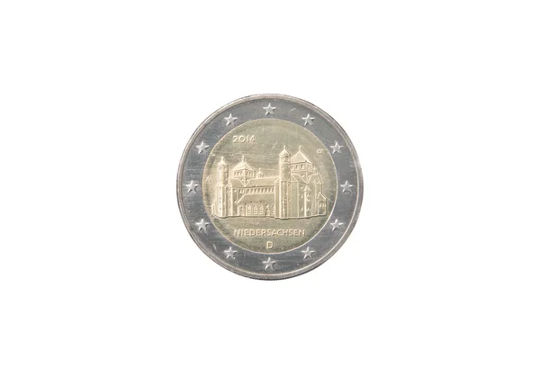 Moneda conmemorativa de 2 euros de Alemania —  Fotos de Stock