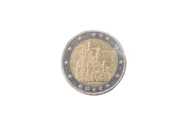 Moeda comemorativa de 2 euros da Alemanha — Fotografia de Stock