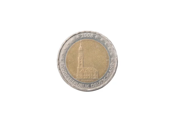 Commemorative 2 euro coin of Germany — Stock Photo, Image