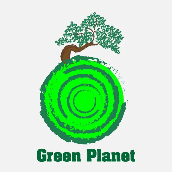 Unser grüner Planet — Stockvektor