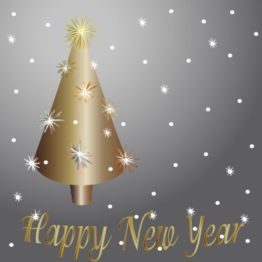 vektör çizim Noel ağacı 