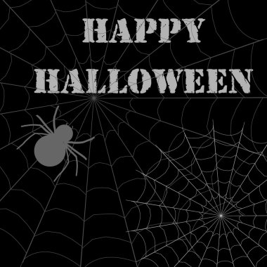 Mutlu halloween örümcek ile