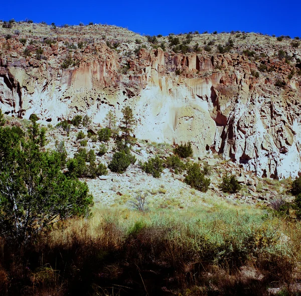 Ранньої осені у Bandelier National Monument - Нью-Мексико — стокове фото