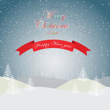 Merry christmas peyzaj