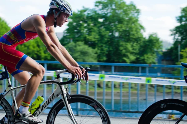 Duathlon i Pontevedra (Spanien) — Stockfoto