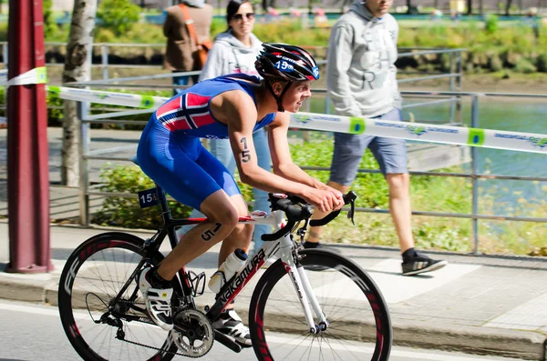 Duathlon i Pontevedra (Spanien) — Stockfoto