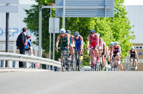 Duathlon in Pontevedra (Spanien)) — Stockfoto