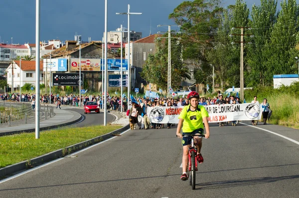 Ekologiska demonstration i Galicien (Spanien) — Stockfoto