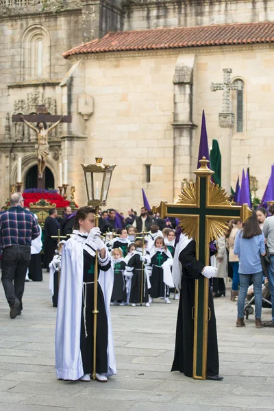 Detalle de una de las hermandades religiosas — Foto de Stock