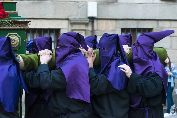 Detail of a religious brotherhood — Stock Photo, Image