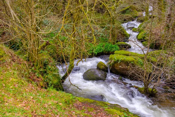 Furelos Nehri Bölümü San Antolin Toques Kilisesi Yakınlarında Roma Öncesi — Stok fotoğraf