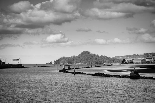 Vista Ría Pontevedra Galicia España Desde Paseo Peatonal Que Bordea —  Fotos de Stock