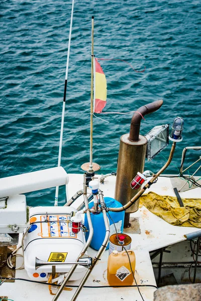 Illa Arousa Spain February 2019 Fishing Boats Fishing Port One — 图库照片