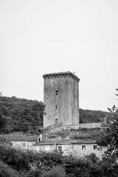 Torre Forxas Une Des Tours Qui Fait Partie Ensemble Fortifications — Photo