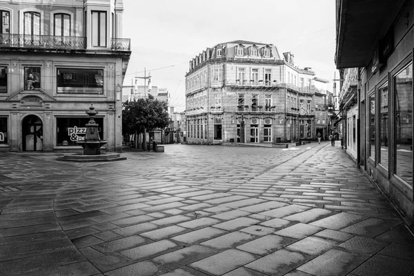 Pontevedra Espanha Agosto 2018 Vista Uma Das Inúmeras Ruas Pedestres — Fotografia de Stock