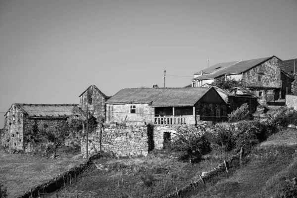 Arquitetura Rural Galiza Espanha Perto Aldeia Cambeses — Fotografia de Stock