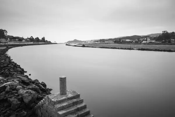 Vista Ría Pontevedra Estuario Formado Por Río Lérez Pontevedra España — Foto de Stock