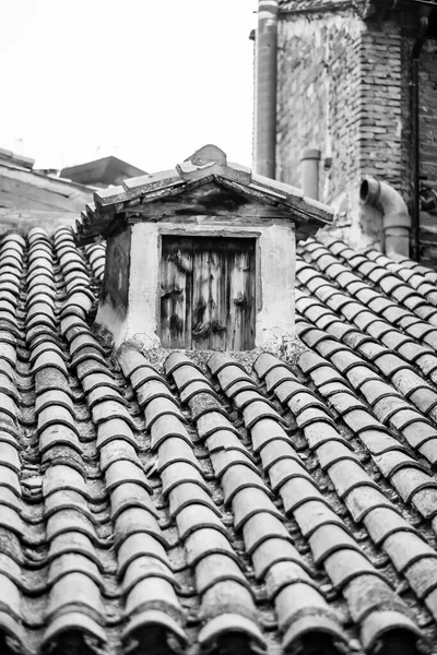 Small Attic Roof Teruel City Interior Spain — Stock Photo, Image