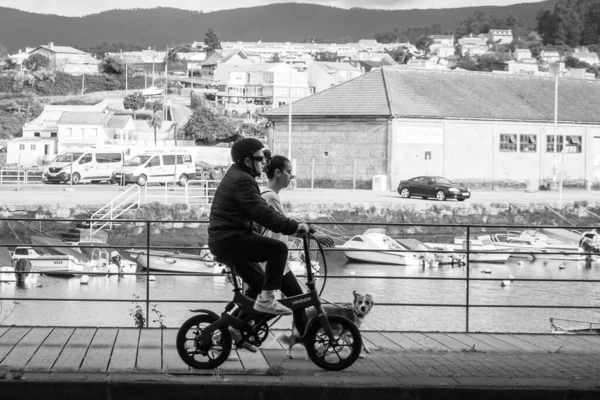 Pontevedra Spanya Mayıs 2020 Covid Sebep Olduğu Salgın Sırasında Insanlar — Stok fotoğraf