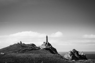 Galiçya 'daki en etkileyici Cape Vilan manzarası (İspanya)