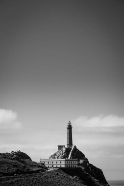 Galiçya 'daki en etkileyici Cape Vilan manzarası (İspanya)