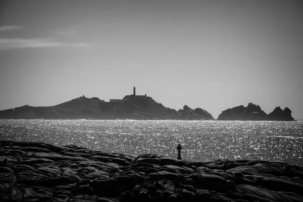 Vista Del Cabo Vilán Más Impresionante Toda Galicia España — Foto de Stock