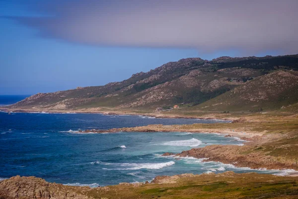 Petite Plage Sur Côte Nord Galice Près Cap Vilan Espagne — Photo