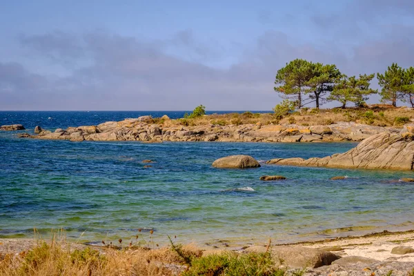 Punta Carreiron Natural Park Ostrově Arosa Galícii Španělsko Privilegované Místo — Stock fotografie