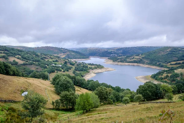 Vista General Del Embalse Situado Chandrexa Queixa Provincia Ourense Galicia — Foto de Stock