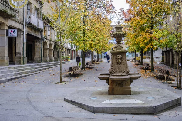 Pontevedra Espagne Novembre 2020 Une Des Rues Centre Historique Ville — Photo