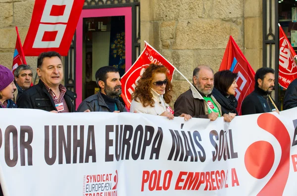 Demonstration in Spanien — Stockfoto