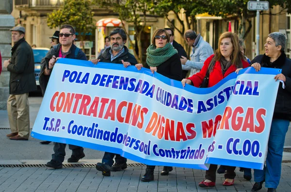 Spanje demonstratie — Stockfoto