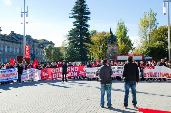 Demonstration in Spanien — Stockfoto