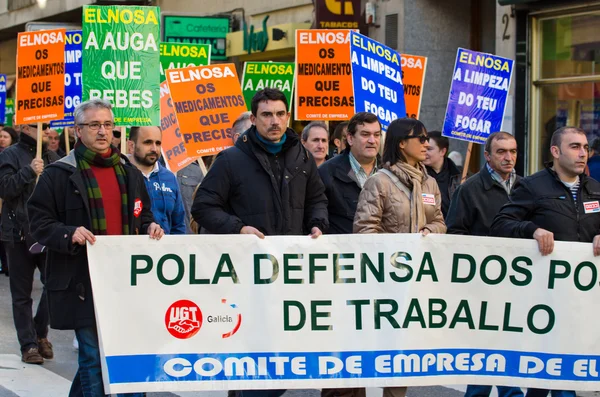 Demonstration in Spanien — Stockfoto
