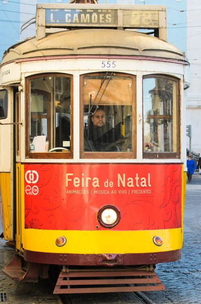 Lisbon tram (Portugal) — Stock Photo, Image